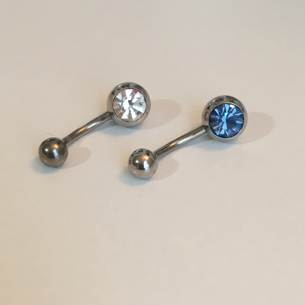 Belly ring pair
